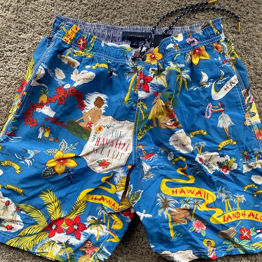Tommy Hilfiger Swim Trunks (Small)